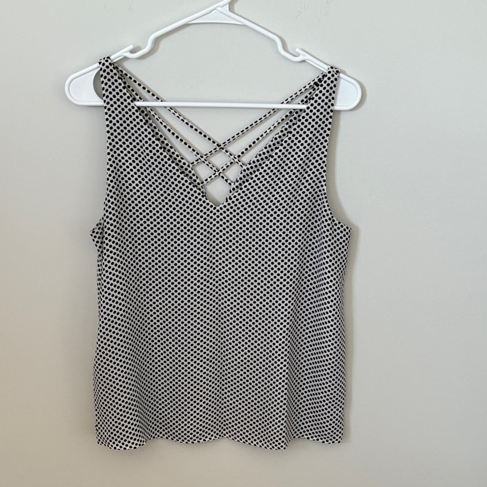 Express Polka Dot Detailed Tank Top